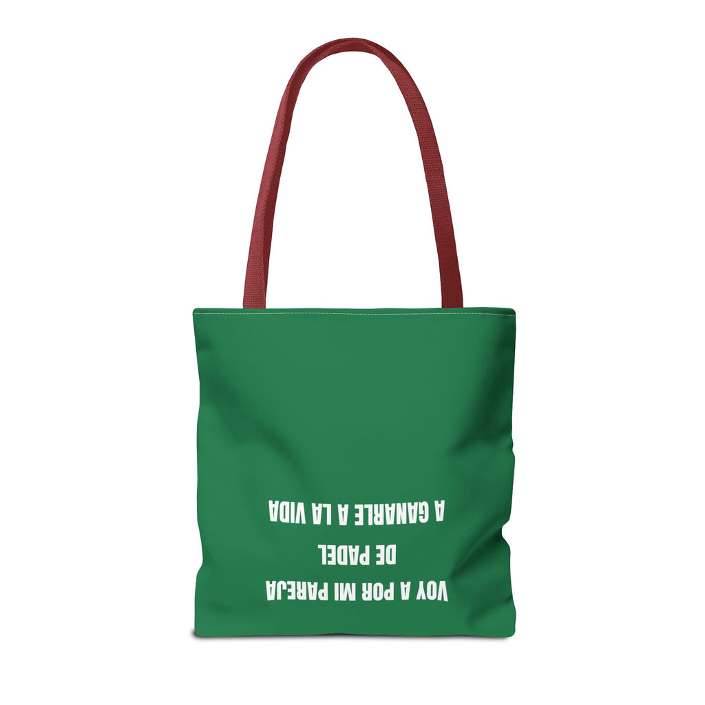 Tote Bag Doble Bote - Voy a por mi pareja de pádel a ganarle a la vida