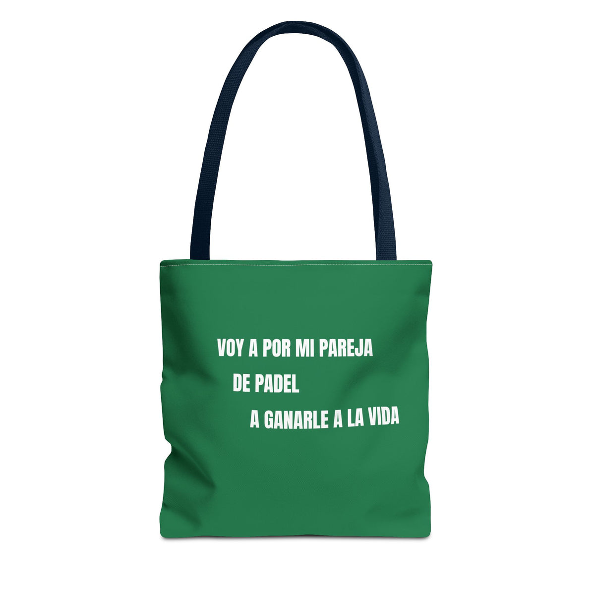 Tote Bag Doble Bote - Voy a por mi pareja de pádel a ganarle a la vida