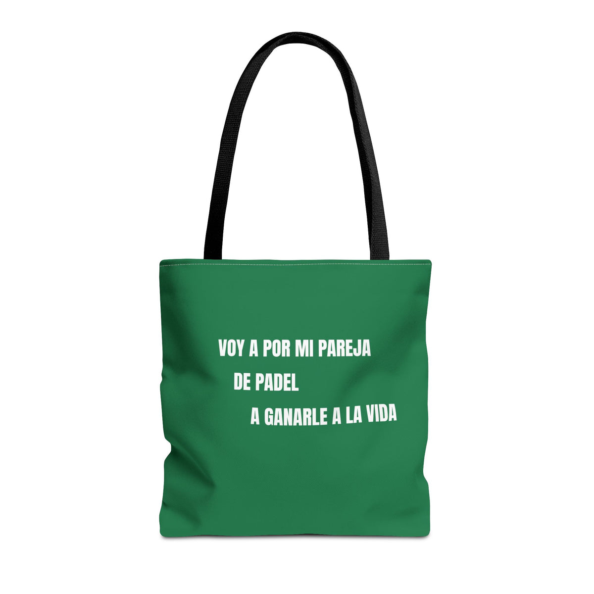 Tote Bag Doble Bote - Voy a por mi pareja de pádel a ganarle a la vida