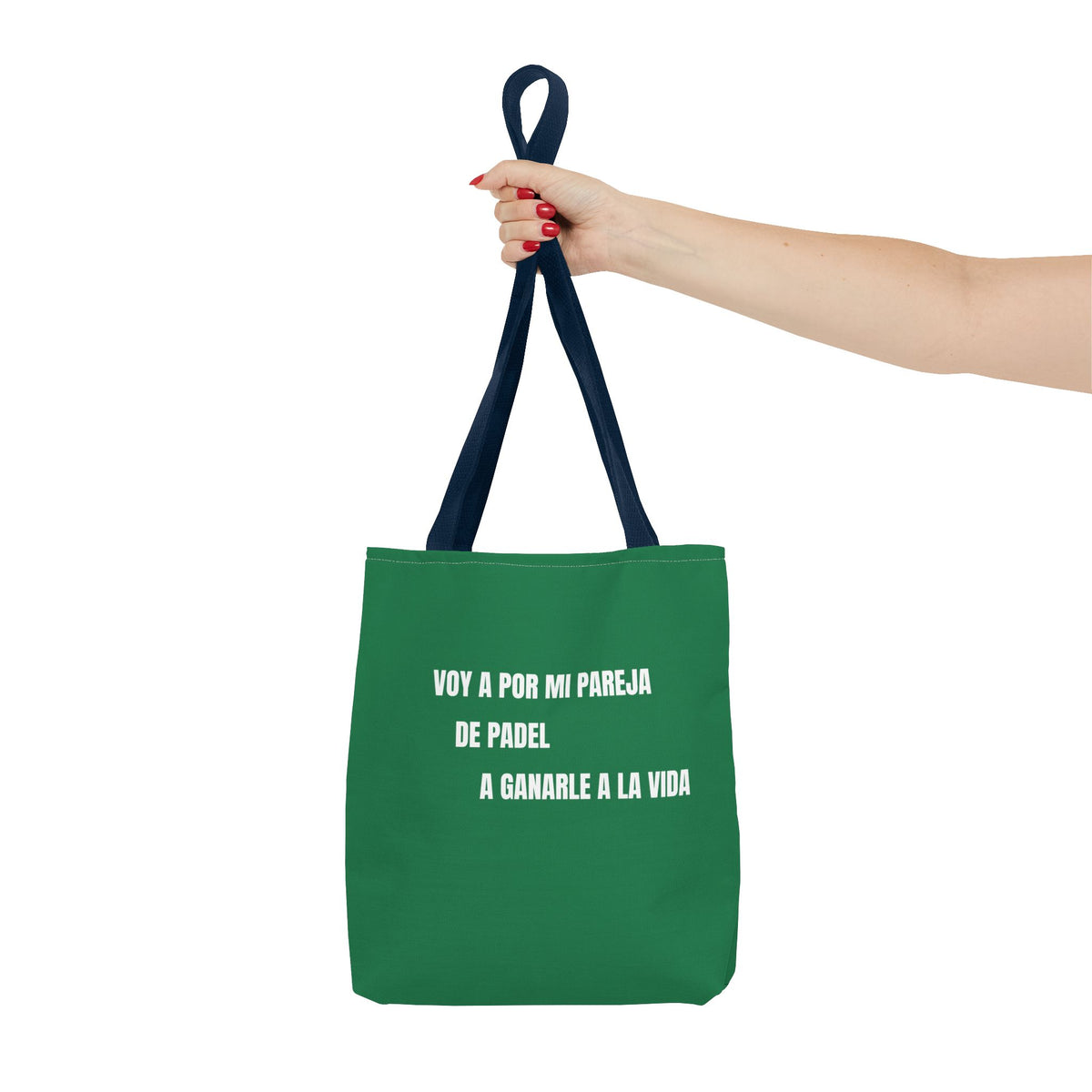 Tote Bag Doble Bote - Voy a por mi pareja de pádel a ganarle a la vida