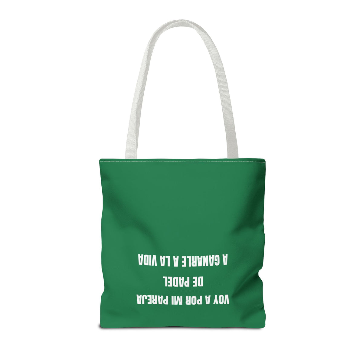 Tote Bag Doble Bote - Voy a por mi pareja de pádel a ganarle a la vida