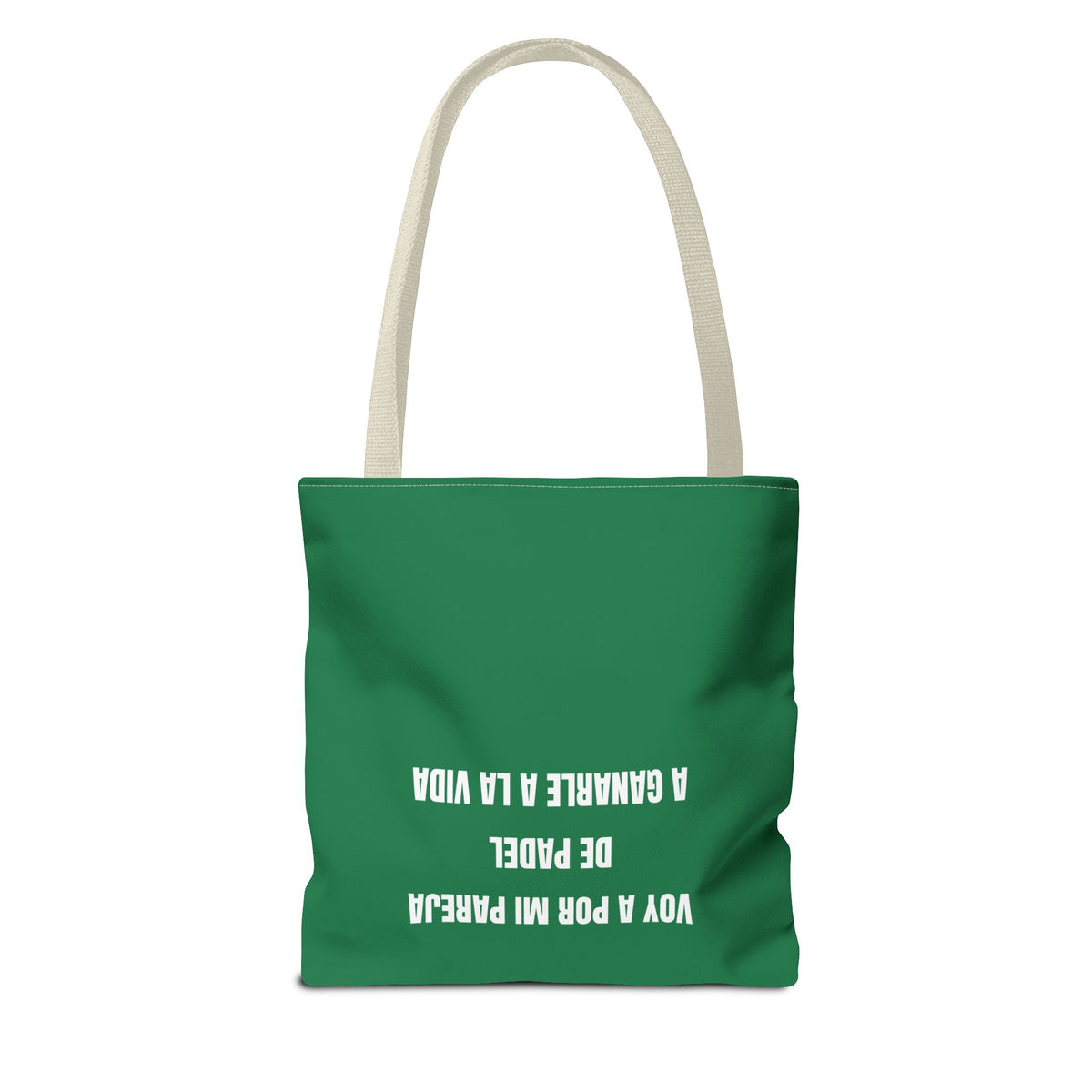 Tote Bag Doble Bote - Voy a por mi pareja de pádel a ganarle a la vida