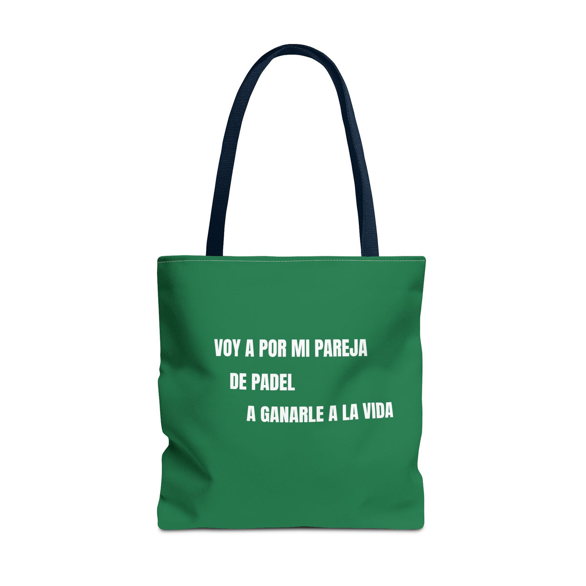 Tote Bag Doble Bote - Voy a por mi pareja de pádel a ganarle a la vida