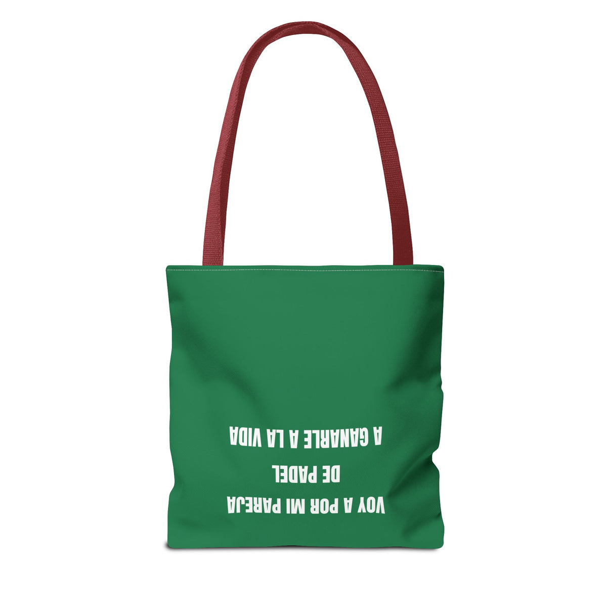 Tote Bag Doble Bote - Voy a por mi pareja de pádel a ganarle a la vida