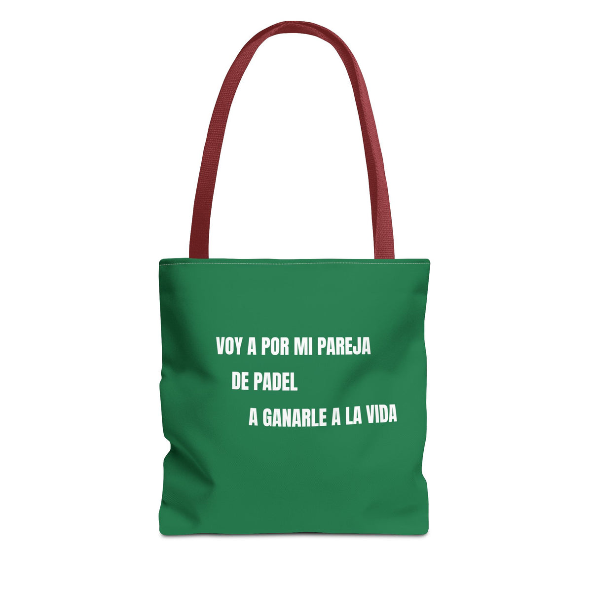 Tote Bag Doble Bote - Voy a por mi pareja de pádel a ganarle a la vida